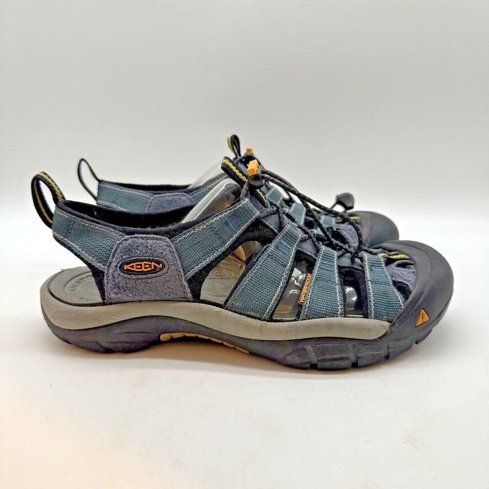 Keen Newport H2 Hiking Sports Sandal Men’s 7 Blue Bungee Waterproof Outdoor Shoe